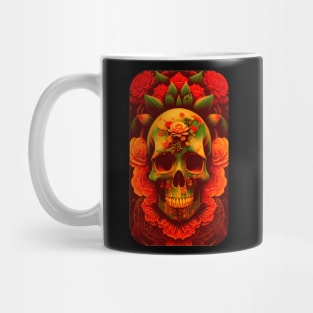 Vintage Skull Art Mug